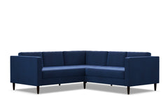 Delilah 2pc L-Sectional Sofa :: Leg Finish: Espresso