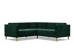 Delilah 2pc L-Sectional Sofa :: Leg Finish: Natural