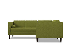 Delilah 2pc L-Sectional Sofa :: Leg Finish: Espresso