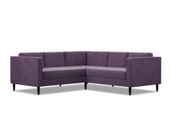 Delilah 2pc L-Sectional Sofa :: Leg Finish: Espresso