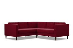 Delilah 2pc L-Sectional Sofa :: Leg Finish: Espresso
