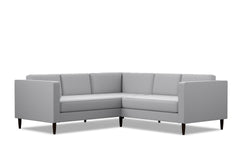 Delilah 2pc L-Sectional Sofa :: Leg Finish: Espresso