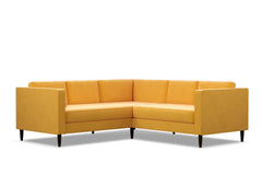 Delilah 2pc L-Sectional Sofa :: Leg Finish: Espresso