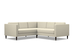 Delilah 2pc L-Sectional Sofa :: Leg Finish: Espresso