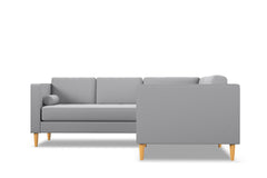 Delilah 2pc L-Sectional Sofa :: Leg Finish: Natural