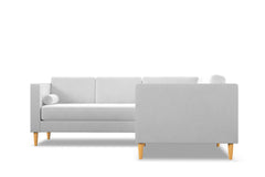 Delilah 2pc L-Sectional Sofa :: Leg Finish: Natural