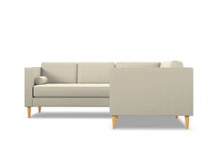 Delilah 2pc L-Sectional Sofa :: Leg Finish: Natural