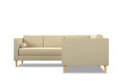 Delilah 2pc L-Sectional Sofa :: Leg Finish: Natural