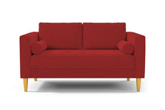 Delilah Apartment Size Sofa :: Leg Finish: Natural / Size: Apartment Size - 74&quot;w