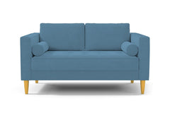 Delilah Apartment Size Sofa :: Leg Finish: Natural / Size: Apartment Size - 74&quot;w