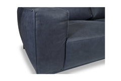 Harlow 2pc Leather Sectional Sofa :: Configuration: RAF - Chaise on the Right