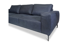 Harlow 2pc Leather Sectional Sofa :: Configuration: LAF - Chaise on the Left