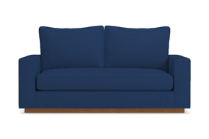 Harper Apartment Size Sleeper Sofa :: Leg Finish: Pecan / Sleeper Option: Deluxe Innerspring Mattress