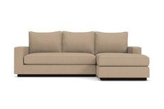 Harper Reversible Chaise Sleeper Sofa :: Leg Finish: Espresso / Sleeper Option: Memory Foam Mattress