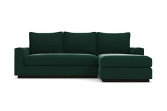 Harper Reversible Chaise Sleeper Sofa :: Leg Finish: Espresso / Sleeper Option: Memory Foam Mattress