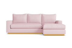 Harper Reversible Chaise Sleeper Sofa :: Leg Finish: Natural / Sleeper Option: Memory Foam Mattress