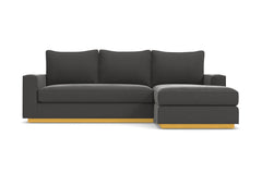 Harper Reversible Chaise Sleeper Sofa :: Leg Finish: Natural / Sleeper Option: Deluxe Innerspring Mattress