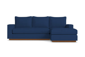Harper Reversible Chaise Sleeper Sofa :: Leg Finish: Pecan / Sleeper Option: Memory Foam Mattress