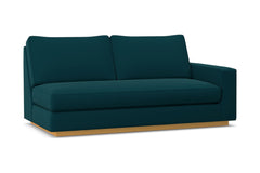 Harper Right Arm Apt Size Sofa w/ Benchseat :: Leg Finish: Natural / Configuration: RAF - Chaise on the Right