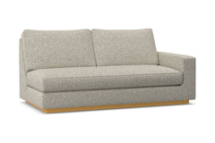Harper Right Arm Apt Size Sofa w/ Benchseat :: Leg Finish: Natural / Configuration: RAF - Chaise on the Right