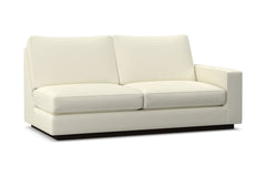 Harper Right Arm Apartment Size Sofa :: Leg Finish: Espresso / Configuration: RAF - Chaise on the Right
