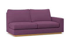 Harper Right Arm Apartment Size Sofa :: Leg Finish: Natural / Configuration: RAF - Chaise on the Right