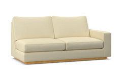 Harper Right Arm Apartment Size Sofa :: Leg Finish: Natural / Configuration: RAF - Chaise on the Right