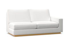 Harper Right Arm Apartment Size Sofa :: Leg Finish: Natural / Configuration: RAF - Chaise on the Right