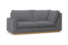 Harper Left Arm Corner Apt Size Sofa :: Leg Finish: Natural / Configuration: LAF - Chaise on the Left
