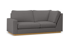 Harper Left Arm Corner Apt Size Sofa :: Leg Finish: Natural / Configuration: LAF - Chaise on the Left