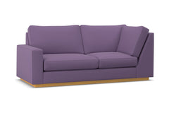 Harper Left Arm Corner Apt Size Sofa :: Leg Finish: Natural / Configuration: LAF - Chaise on the Left