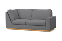 Harper Right Arm Corner Apt Size Sofa :: Leg Finish: Natural / Configuration: RAF - Chaise on the Right