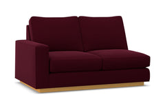 Harper Left Arm Loveseat :: Leg Finish: Natural / Configuration: LAF - Chaise on the Left