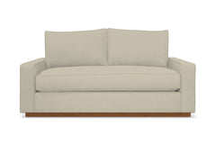 Harper Apartment Size Sofa :: Leg Finish: Pecan / Size: Apartment Size - 74&quot;w