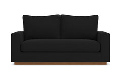 Harper Apartment Size Sofa :: Leg Finish: Pecan / Size: Apartment Size - 74&quot;w
