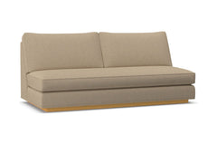 Harper Armless Sofa w/ Benchseat :: Leg Finish: Natural