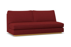 Harper Armless Sofa w/ Benchseat :: Leg Finish: Natural