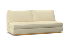 Harper Armless Sofa w/ Benchseat :: Leg Finish: Natural