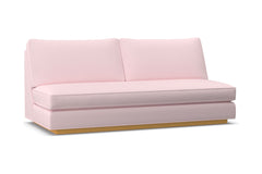 Harper Armless Sofa w/ Benchseat :: Leg Finish: Natural