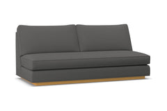 Harper Armless Sofa w/ Benchseat :: Leg Finish: Natural