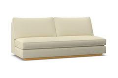 Harper Armless Sofa w/ Benchseat :: Leg Finish: Natural