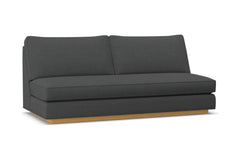 Harper Armless Sofa w/ Benchseat :: Leg Finish: Natural
