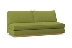 Harper Armless Sofa w/ Benchseat :: Leg Finish: Natural