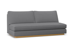 Harper Armless Sofa w/ Benchseat :: Leg Finish: Natural