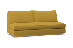 Harper Armless Sofa w/ Benchseat :: Leg Finish: Natural
