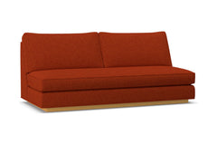 Harper Armless Sofa w/ Benchseat :: Leg Finish: Natural