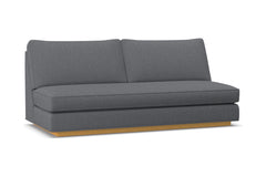 Harper Armless Sofa w/ Benchseat :: Leg Finish: Natural