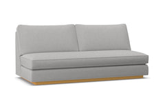Harper Armless Sofa w/ Benchseat :: Leg Finish: Natural
