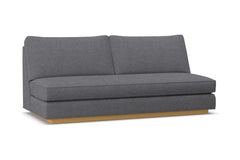 Harper Armless Sofa w/ Benchseat :: Leg Finish: Natural