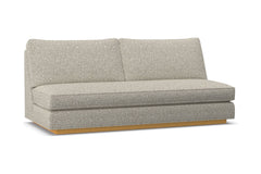 Harper Armless Sofa w/ Benchseat :: Leg Finish: Natural